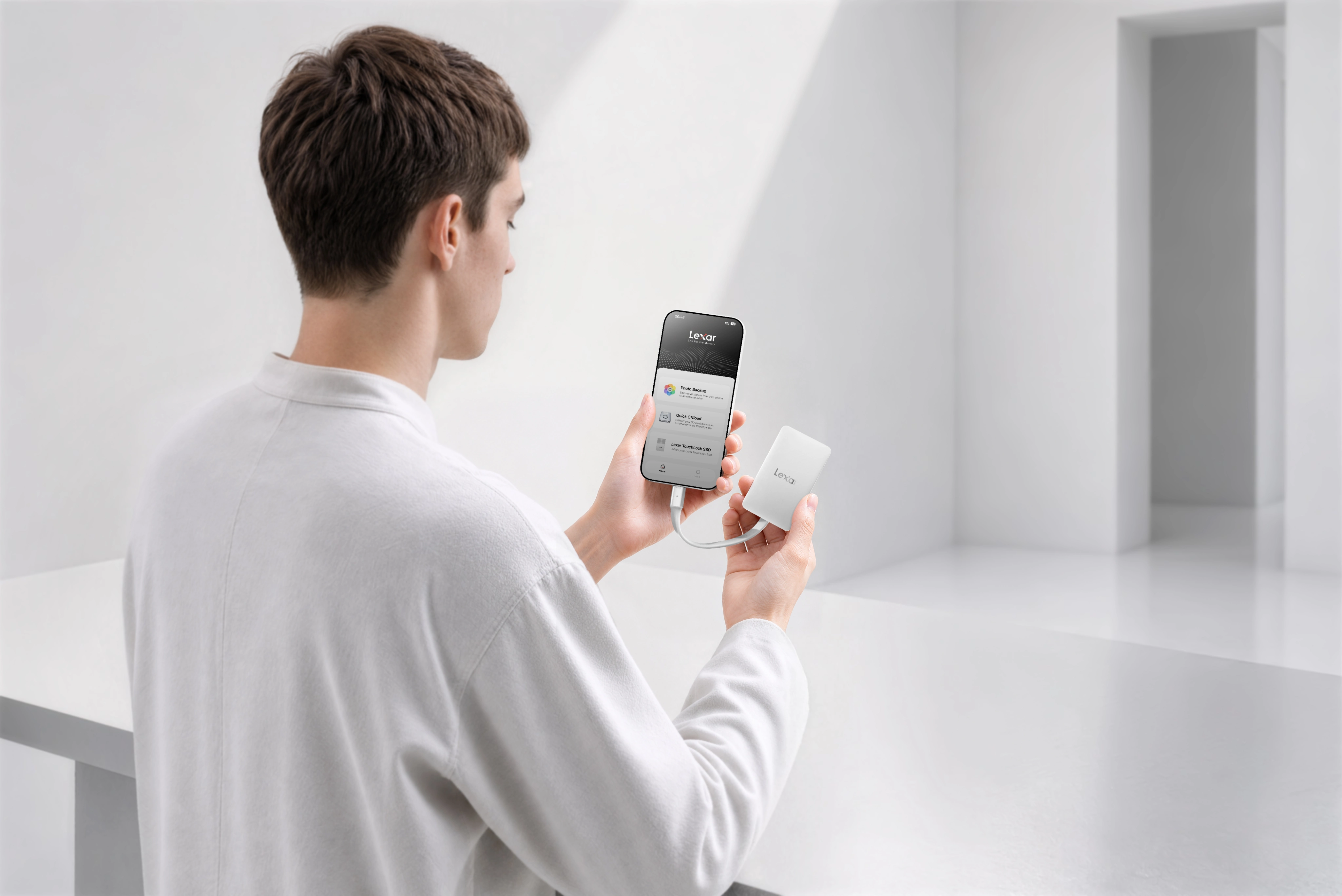 Automatic Backup with the Lexar App