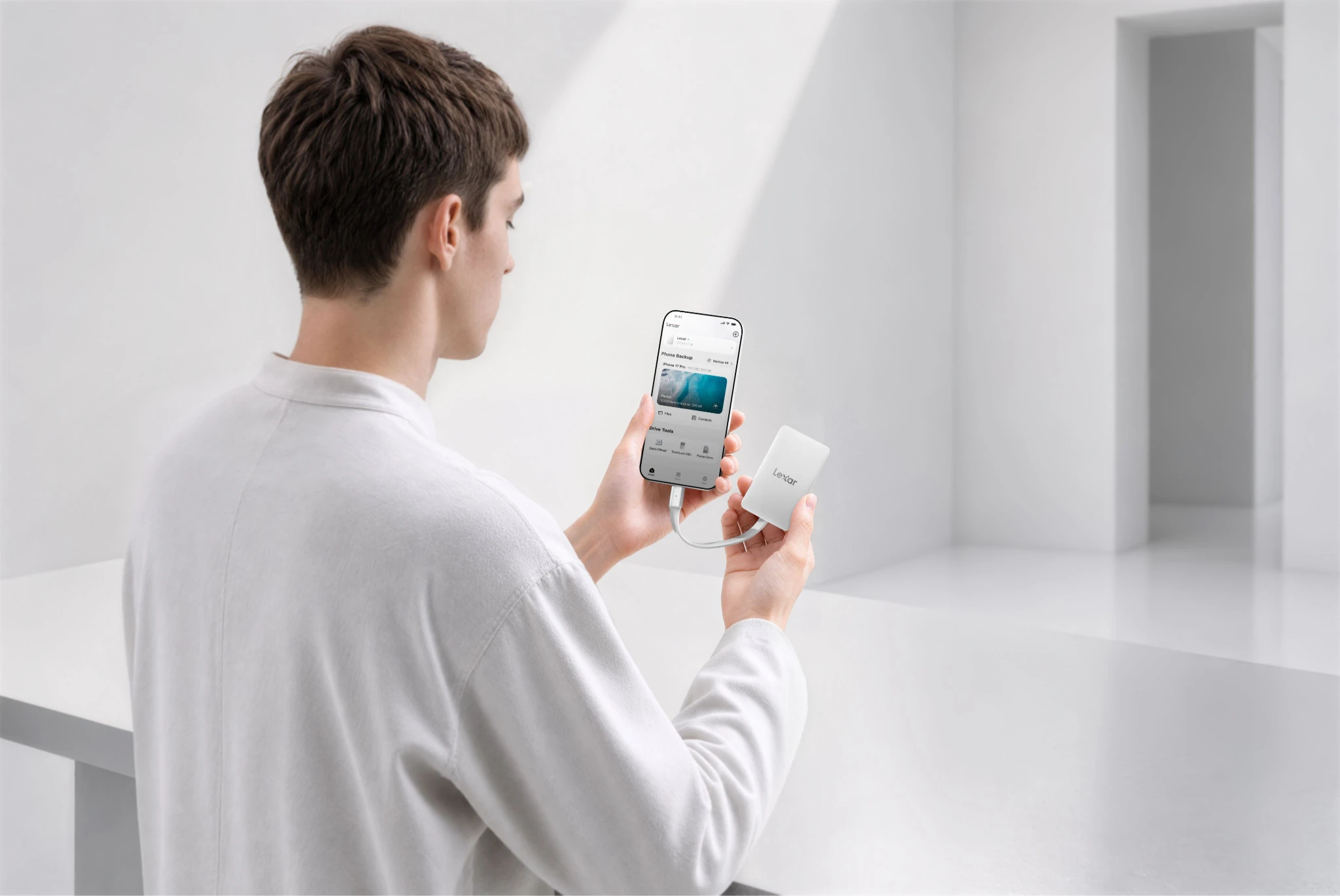Automatic Backup with the Lexar App