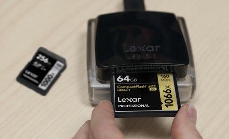 Lexar LRW400CRBEU Professional Dual Slot CF//SD USB 3.0 Reader