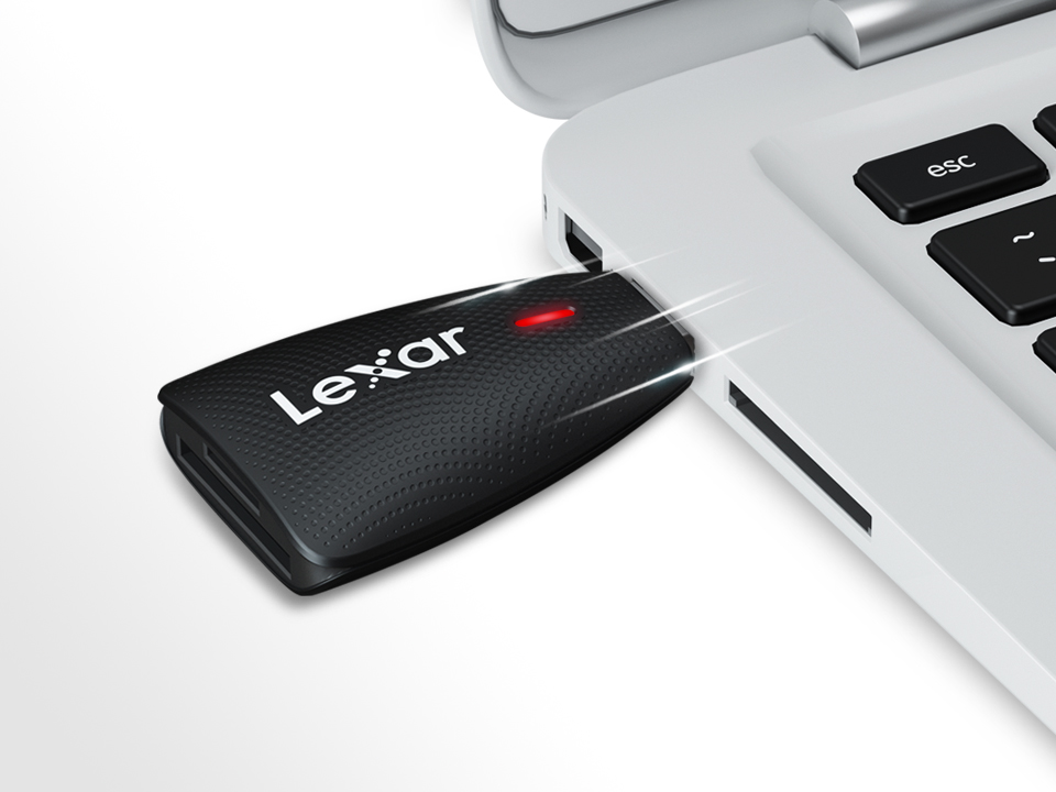 Lexar® Multi-Card 2-in-1 USB 3.1 Reader - Lexar