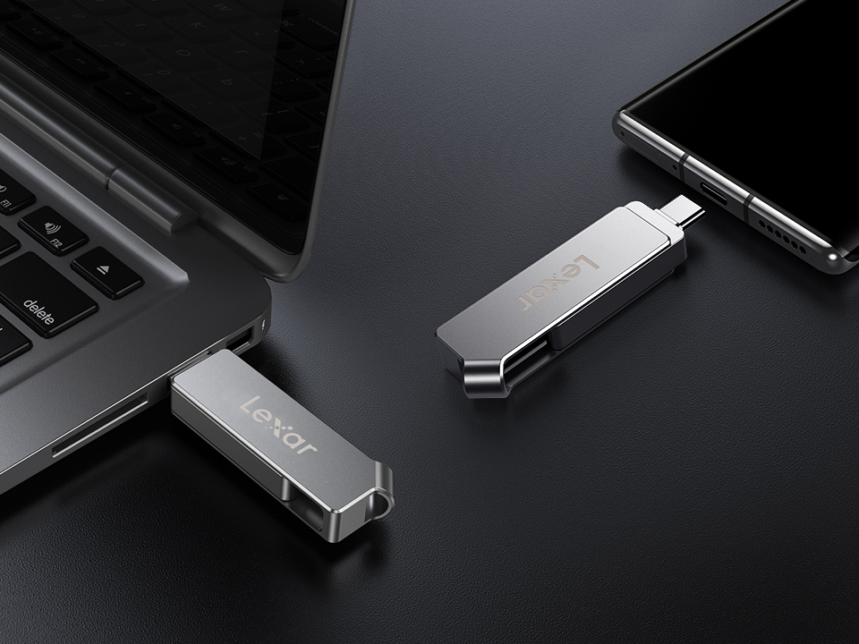 Lexar® JumpDrive® Dual Drive D30c USB 3.1 Type-C™ - Lexar