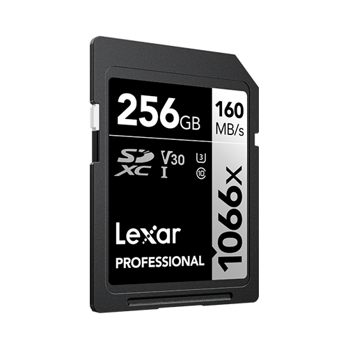 LSD1066128G-BNNNG Standard Lexar Professional 128GB 1066x SDXC UHS-I Card up to 160MB/s Read 120MB/s Write C10 V30 U3 