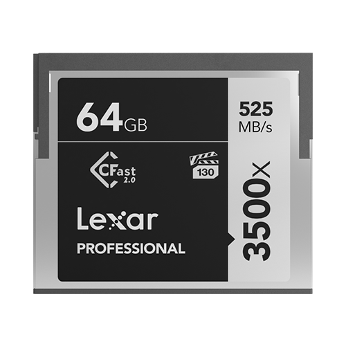 Lexar® Professional 3500x CFast™ 2.0 Card | Lexar