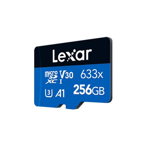 Lexar® High-Performance 633x microSDHC™/microSDXC™ UHS-I Card BLUE