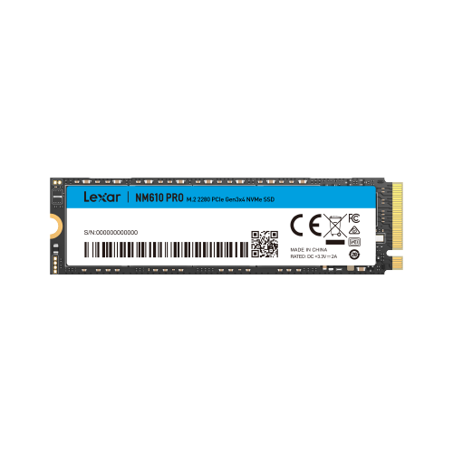 Lexar® NMPRO M.2  PCIe Gen3x4 NVMe SSD   Lexar