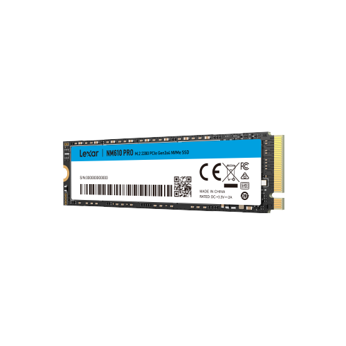 Lexar® NM610PRO M.2 2280 PCIe Gen3x4 NVMe SSD | Lexar