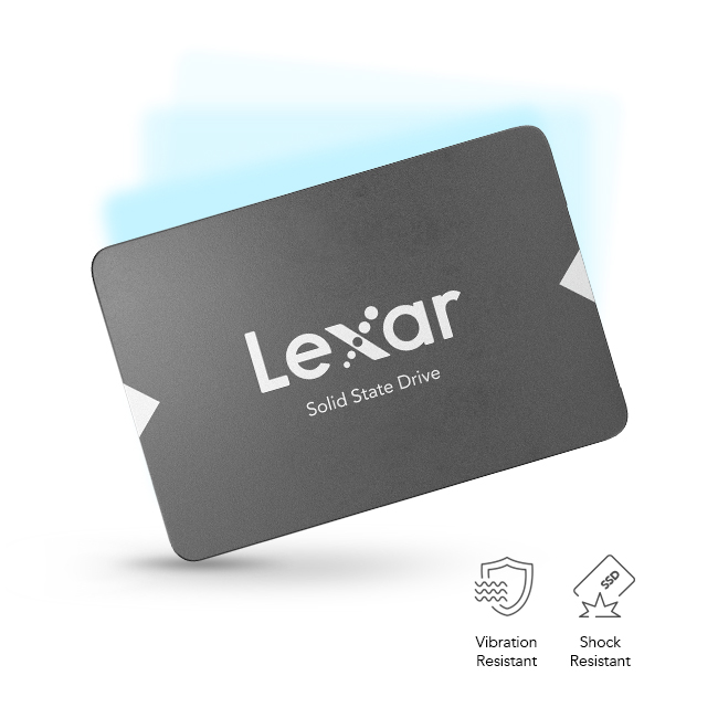 Lexar NQ100 240GB 2.5” SATA III Internal SSD, Solid State Drive, Up to  550MB/s Read (LNQ100X240G-RNNNU)