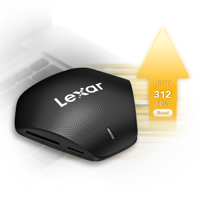 Lexar® Professional Multi-Card 3-in-1 USB 3.1 Reader | Lexar